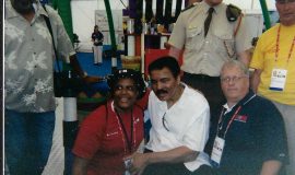 Bob Goold met Muhammad Ali , 2003.