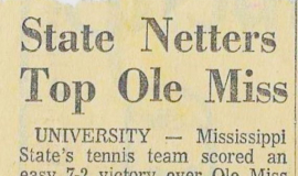State Netters Top Ole Miss.