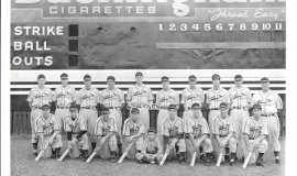 1946 Hamilton Cardinals team. John Newman, far right in back row.