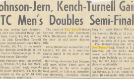 Johnson-Jern, Kench-Turnell Gain CTC Men's Doubles Semi-Finals.