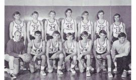 Maple Grove basketball team,  1968-69.