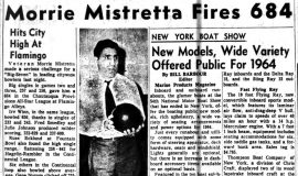Morrie Mistretta Fires 684. January 30, 1964.