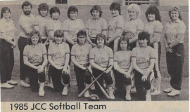 1985 JCC Softball Team. 
