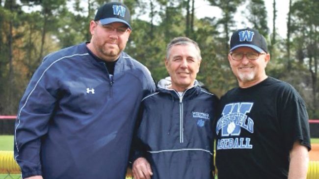 Doug Kaltenbach, left, is retiring after 30 years of coaching the Westfield Wolverines.