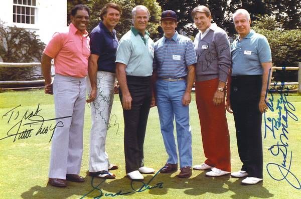 Cassadaga resident Art Asquith golfed with several sports legends in the 1982 pro-am in Jamesburg, 